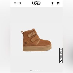Ugg Neumel Platform boots with straps